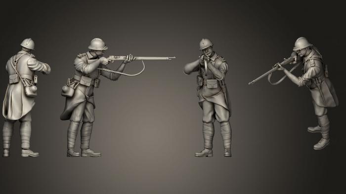 Military figurines (STKW_0319) 3D model for CNC machine